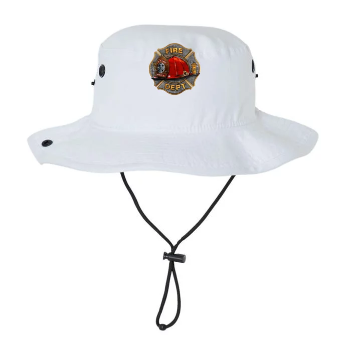 Maltese Fire Dept. Helmet Legacy Cool Fit Booney Bucket Hat