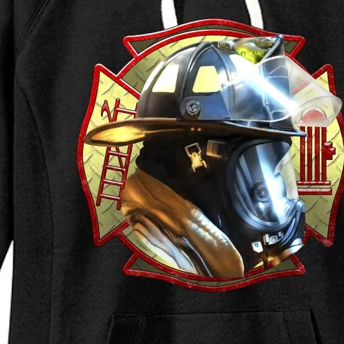 Maltese Fireman Women's Fleece Hoodie