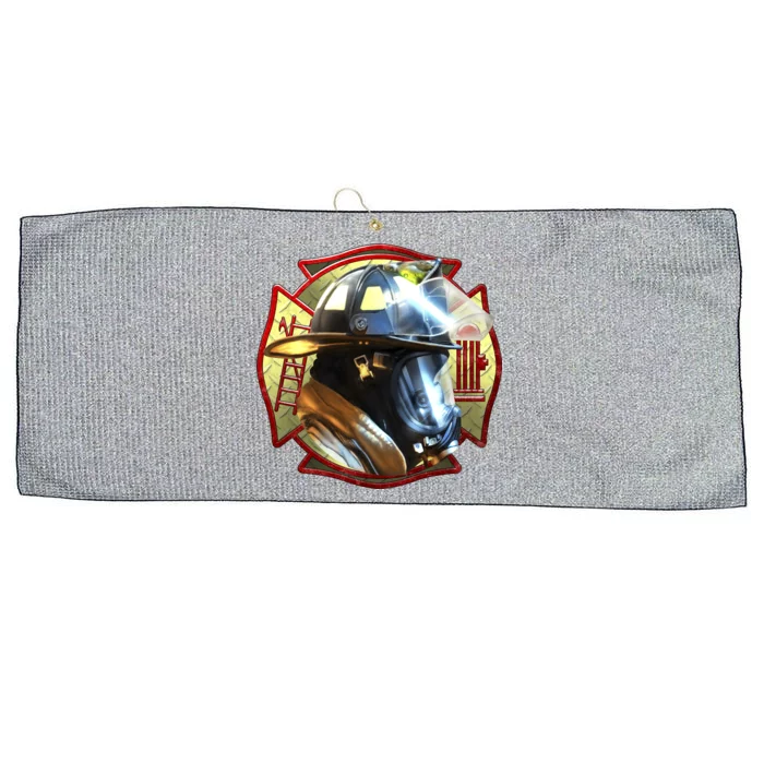 Maltese Fireman Large Microfiber Waffle Golf Towel