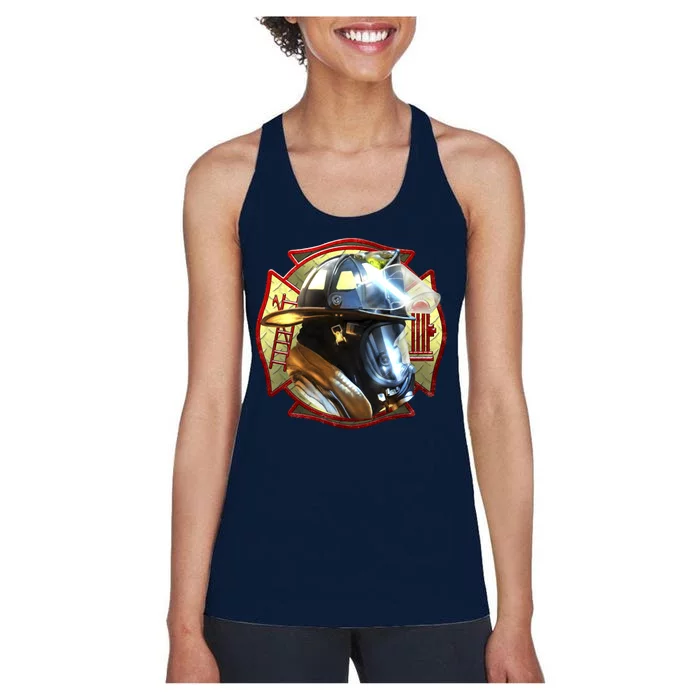 Maltese Fireman Women's Racerback Tank