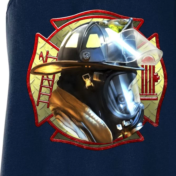 Maltese Fireman Women's Racerback Tank