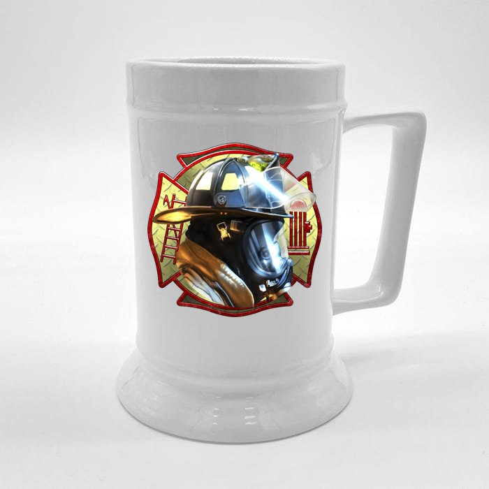 Maltese Fireman Front & Back Beer Stein