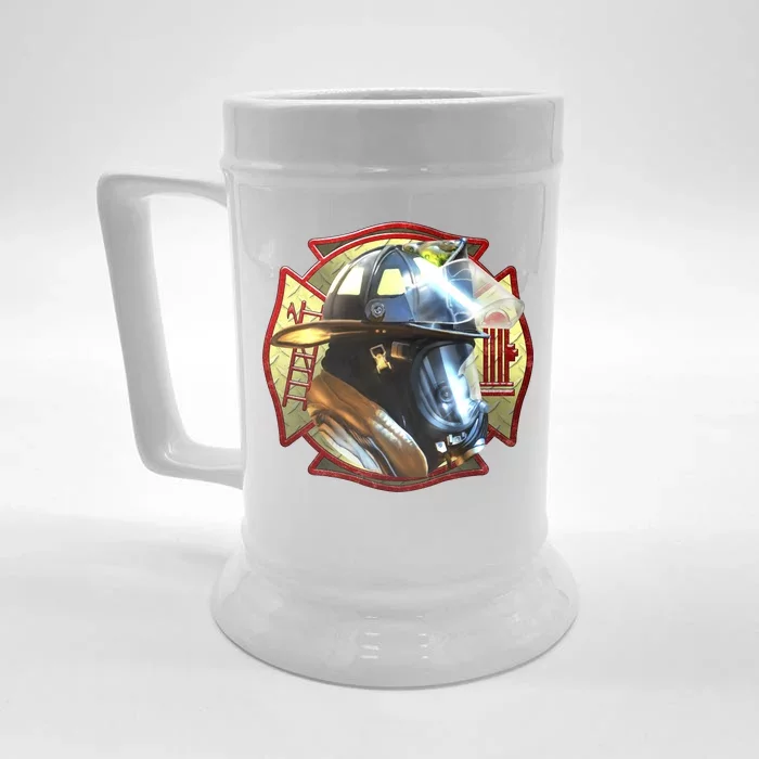 Maltese Fireman Front & Back Beer Stein