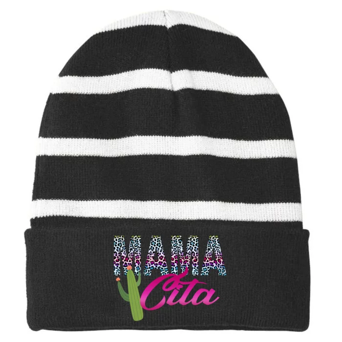 Mam Cita Mothers Day Striped Beanie with Solid Band