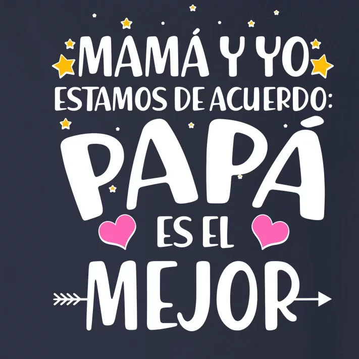 Mamá y Yo Estamos De Acuerdo Papá Es El Mejor Toddler Long Sleeve Shirt