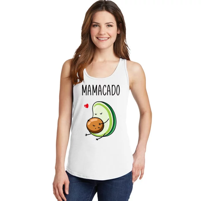 Mamacado Avocado Mom Pregnant Ladies Essential Tank