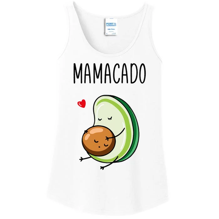 Mamacado Avocado Mom Pregnant Ladies Essential Tank