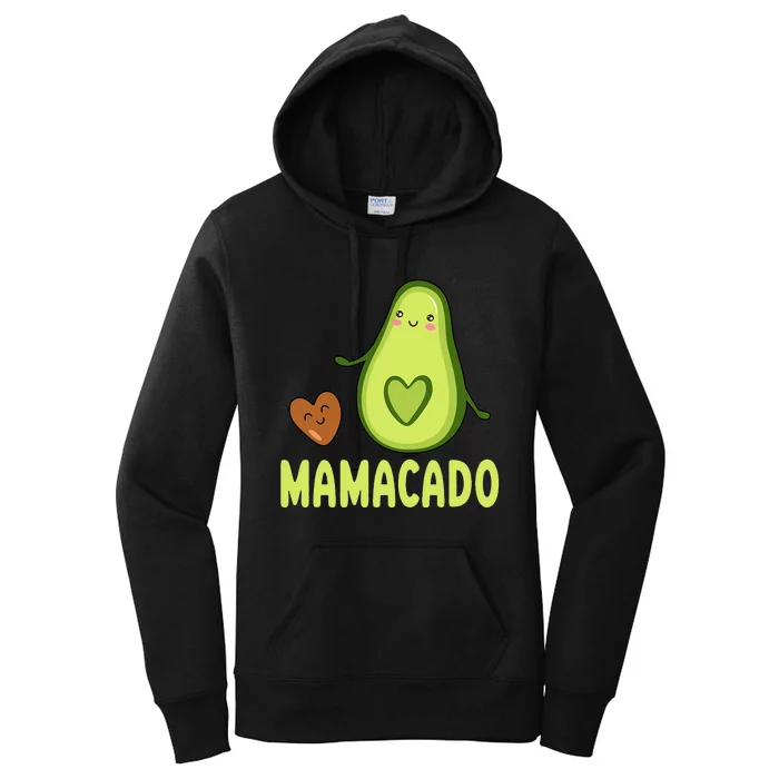 Mamacado Avocado Mama Funny Avocado Women's Pullover Hoodie