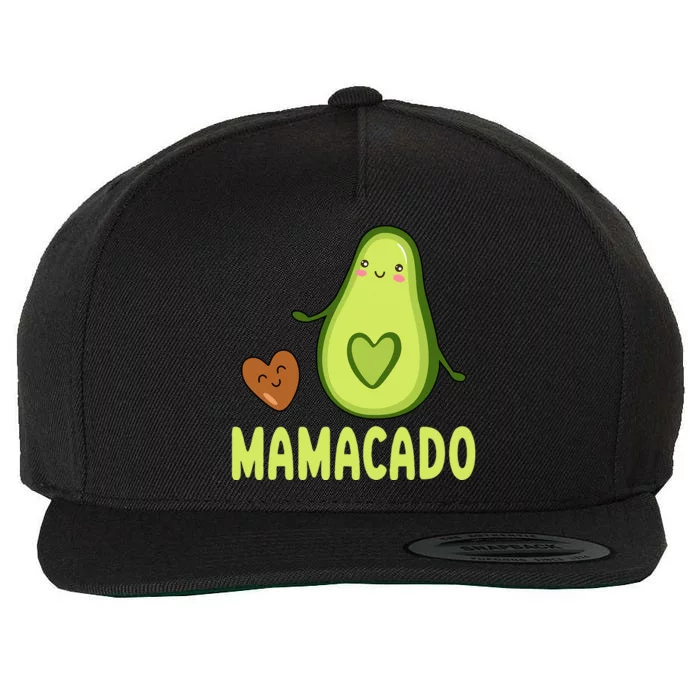 Mamacado Avocado Mama Funny Avocado Wool Snapback Cap