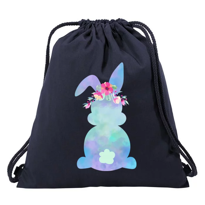 Mommy And Me Matching Tiegiftdye Floral Bunny Rabbit Easter Gift Drawstring Bag