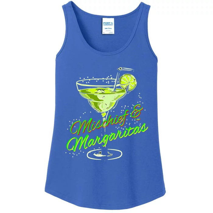 Mischief And Margaritas For Sophisticated Party Ladies Funny Gift Ladies Essential Tank