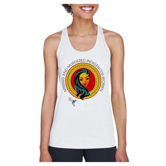 Missing And Murdered Indigenous Women Native American Women's Racerback Tank