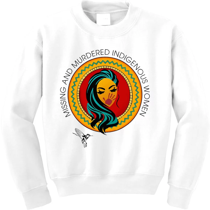 Missing And Murdered Indigenous Women Native American Kids Sweatshirt