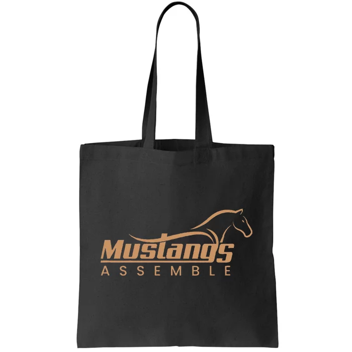 Mustangs Assemble Tote Bag