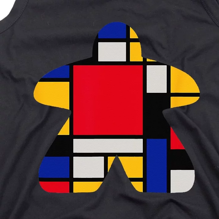 Modern Art Meeple Tank Top