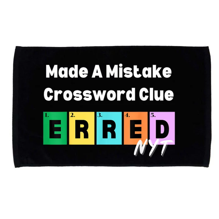 Made A Mistake Erred Nyt Microfiber Hand Towel