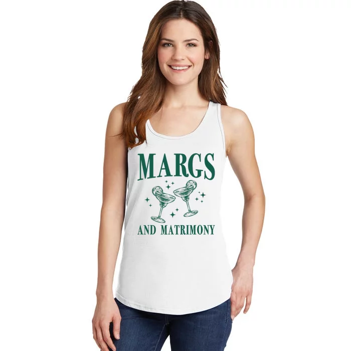 Margs And Matrimony Bachelorette Party Margarita Bach Ladies Essential Tank