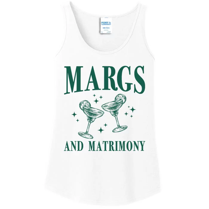 Margs And Matrimony Bachelorette Party Margarita Bach Ladies Essential Tank