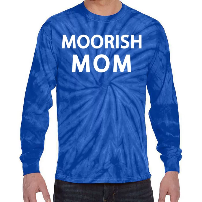 Moorish American Moorish Mom Moors In America Mothers Day Gift Tie-Dye Long Sleeve Shirt