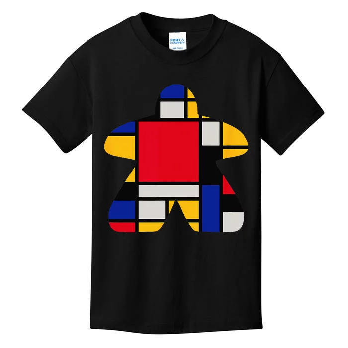 Modern Art Meeple Kids T-Shirt