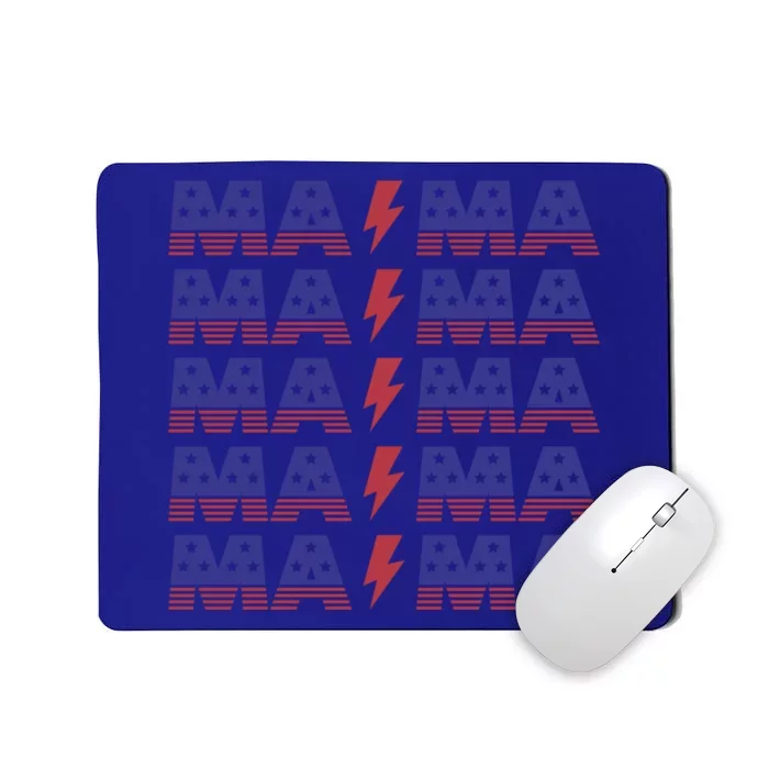 Mama American Mom For Mom And Grandma Great Gift Mousepad