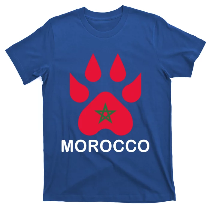 Moorish American Morocco Flag Moroccan Soccer Supporter Funny Gift T-Shirt