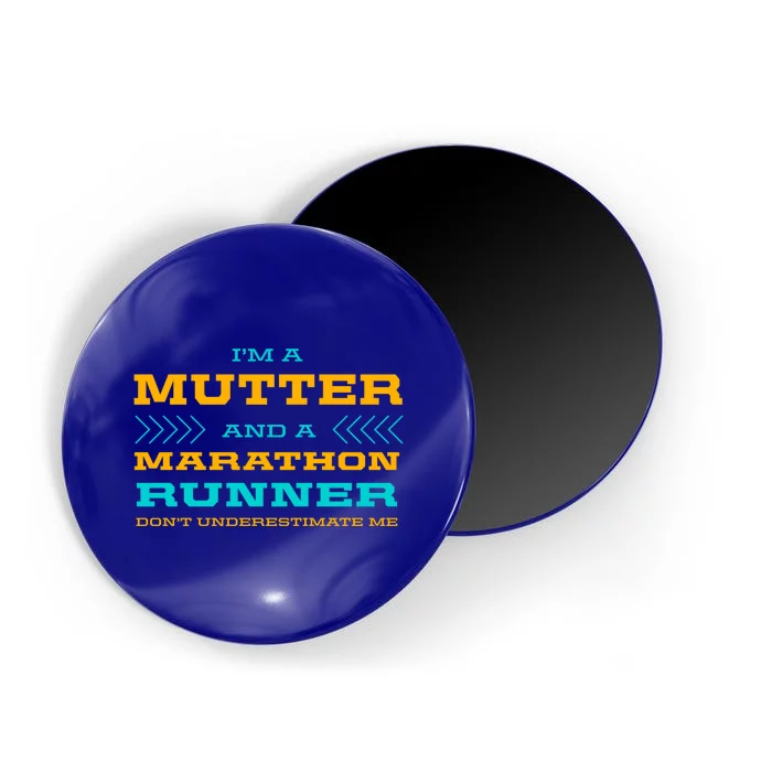 Mutter And Marathon Runner Funny Running Humor Sprinting Mom Gift Magnet