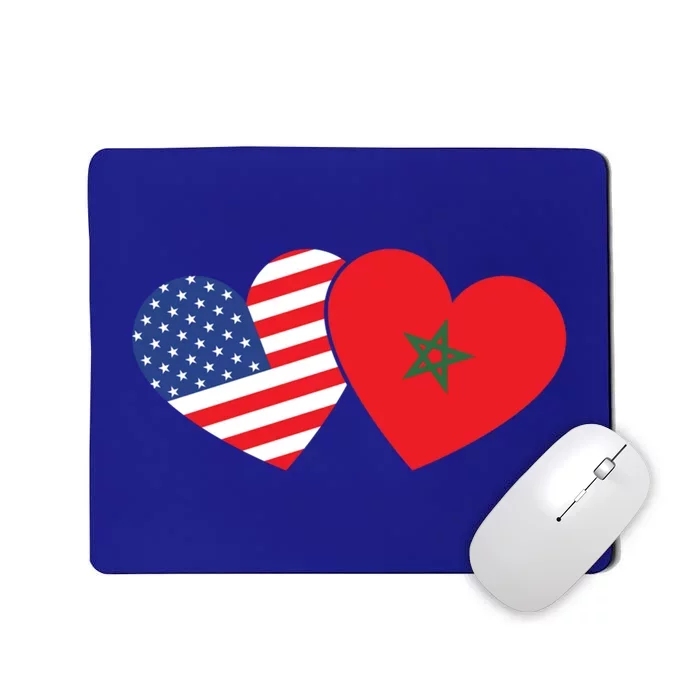 Moorish American Morocco Flag Moroccan Soccer Supporter Gift Mousepad