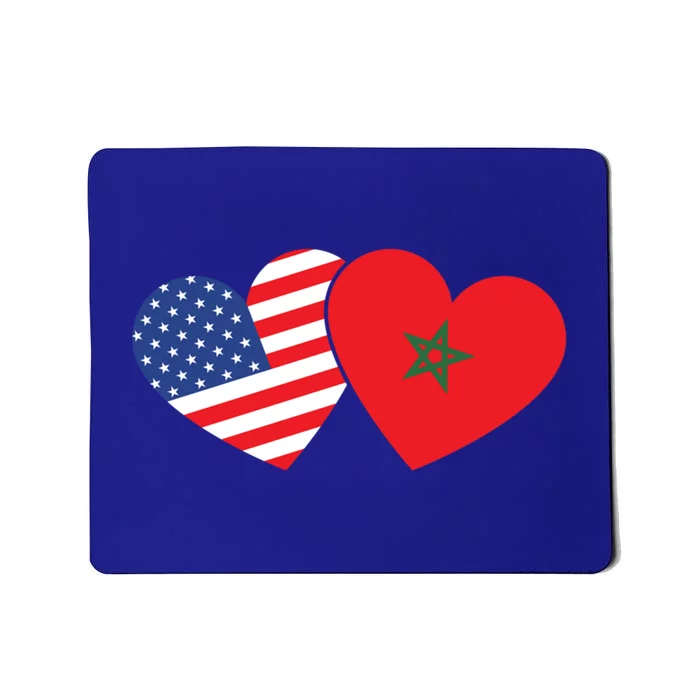 Moorish American Morocco Flag Moroccan Soccer Supporter Gift Mousepad