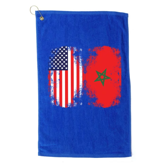 Moorish American Morocco Flag Moroccan Soccer Supporter Cool Gift Platinum Collection Golf Towel