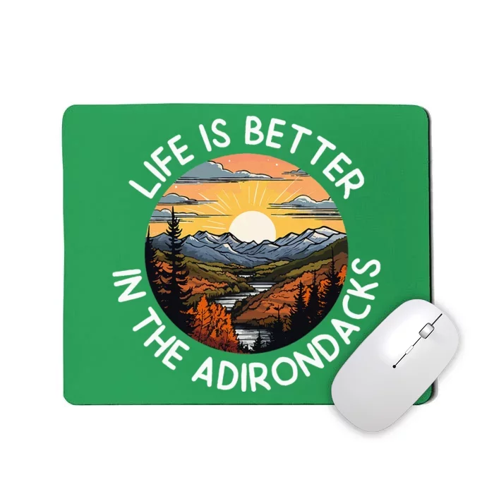 Moose Adirondack Mountains Life Is Better In The Adirondacks Mousepad