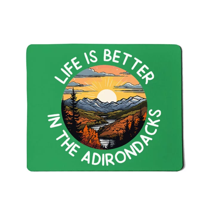 Moose Adirondack Mountains Life Is Better In The Adirondacks Mousepad