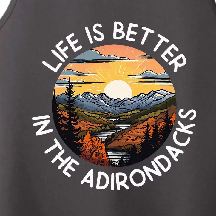 Moose Adirondack Mountains Life Is Better In The Adirondacks Performance Tank