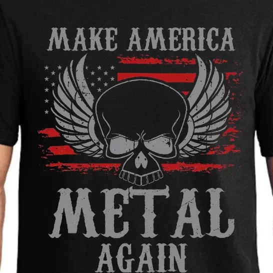 Make America Metal Again Heavy Metal Rock Gift Pajama Set