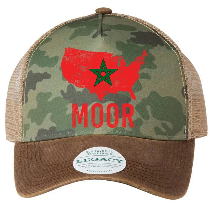 Moorish American Morocco Flag Moroccan Soccer Supporter Gift Legacy Tie Dye Trucker Hat