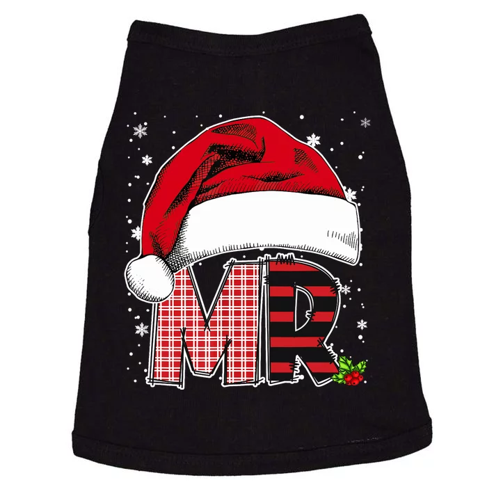 Mr And Mrs Claus Couples Matching Christmas Pajamas Santa Doggie Tank