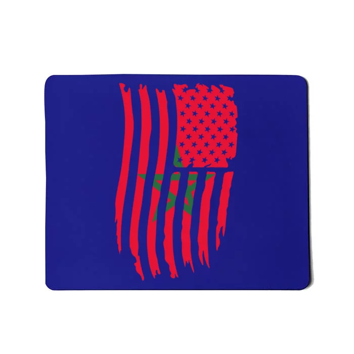 Moorish American Morocco Flag Moroccan Soccer Supporter Gift Mousepad