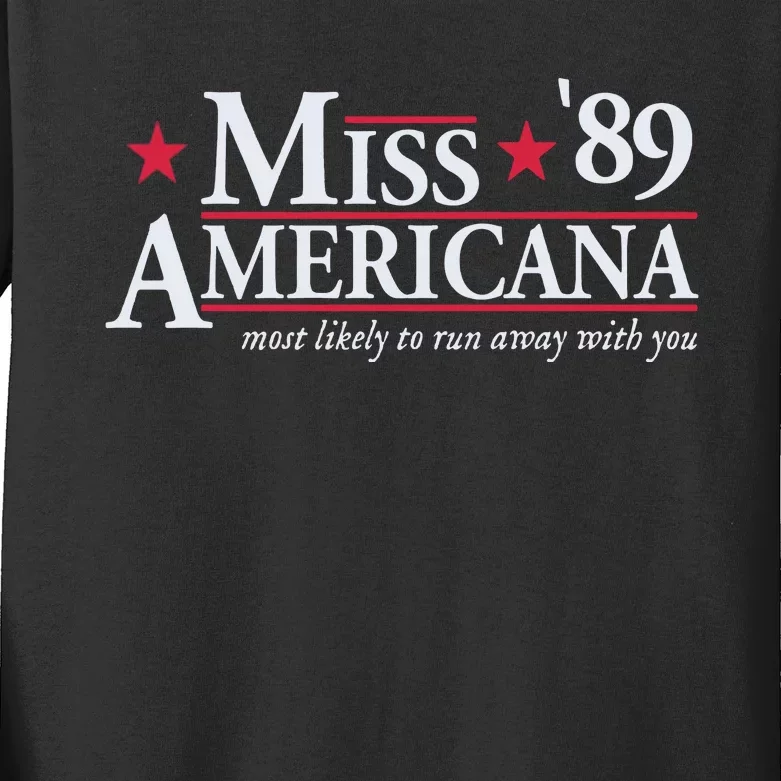 Miss Americana Kids Long Sleeve Shirt