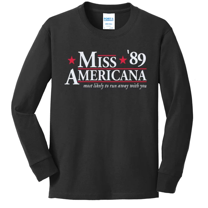 Miss Americana Kids Long Sleeve Shirt