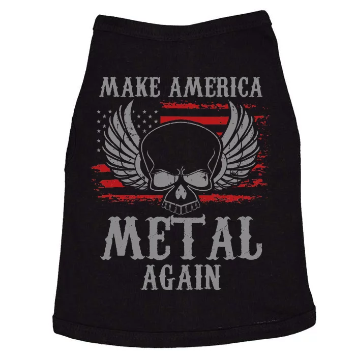 Make America Metal Again Heavy Metal Rock Doggie Tank