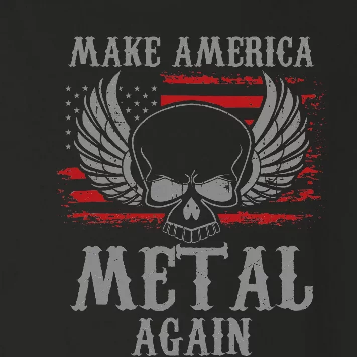 Make America Metal Again Heavy Metal Rock Toddler Long Sleeve Shirt