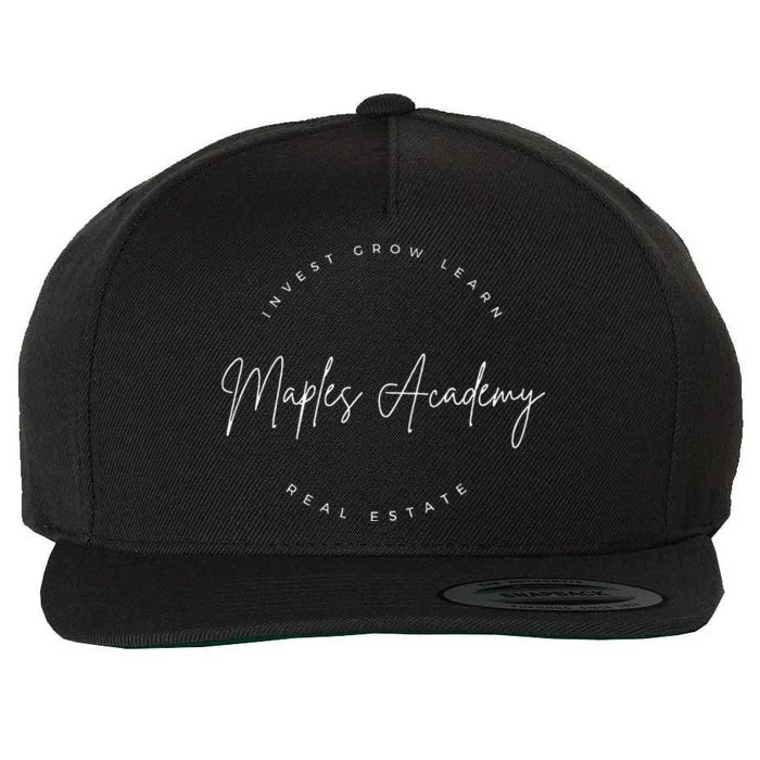 Maples Academy Wool Snapback Cap