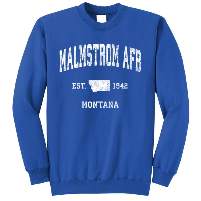 Malmstrom Afb Montana Mt Vintage Athletic Sports Sweatshirt