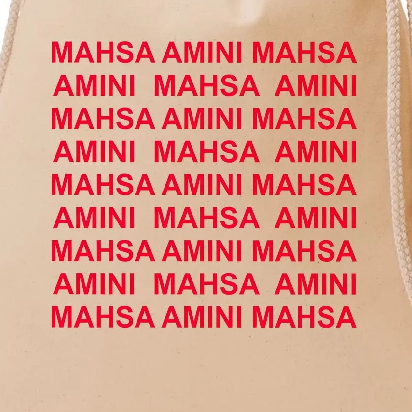 Mahsa Amini Drawstring Bag