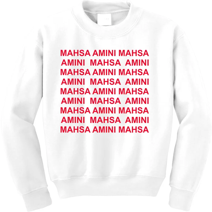 Mahsa Amini Kids Sweatshirt