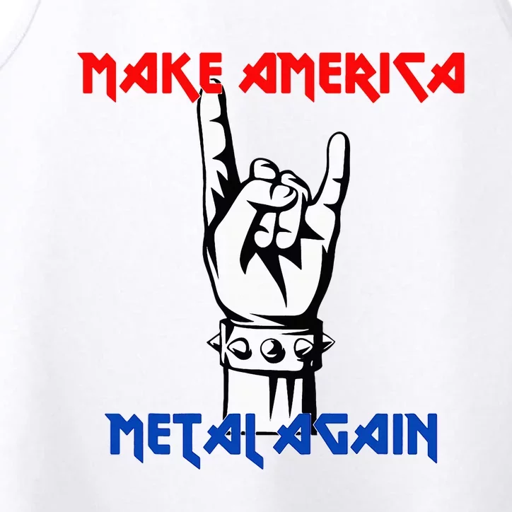 Make America Metal Again Rock Music Performance Tank