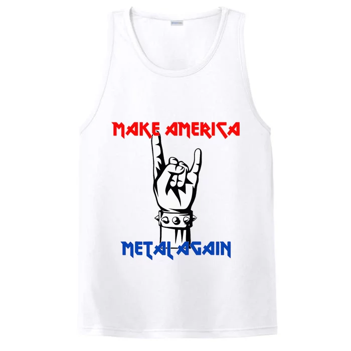 Make America Metal Again Rock Music Performance Tank