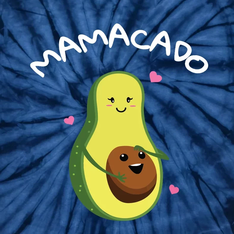 Mamacado Avocado Mom Pregnant New Baby Shower Tie-Dye T-Shirt