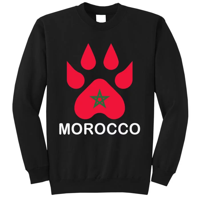 Moorish American Morocco Flag Moroccan Soccer Supporter Sweatshirt