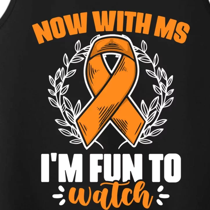 Ms Awareness Multiple Sclerosis Survivor Gift Performance Tank